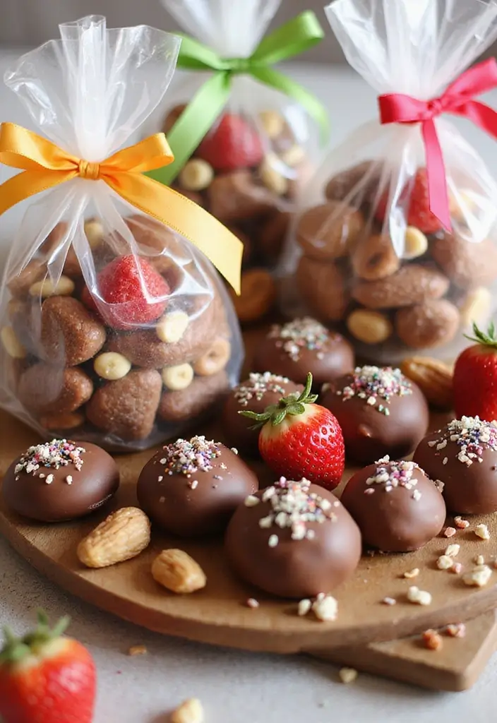 28 Wedding Favor Ideas DIY And Budget Friendly - 8. Chocolate Covered Treats