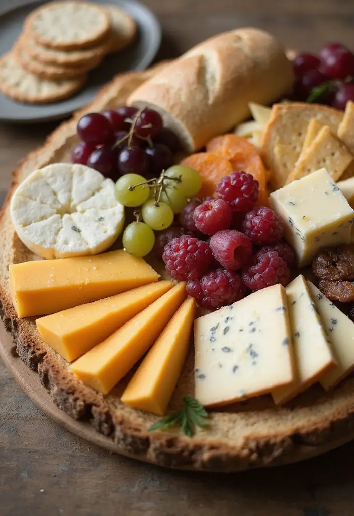 28 Wedding Shower Fruit Tray Ideas That Look Beautiful - 15. Fruit and Cheese Pairing