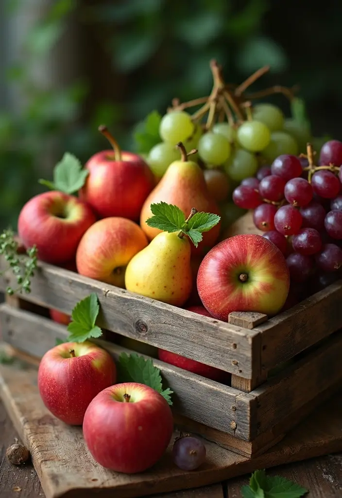 28 Wedding Shower Fruit Tray Ideas That Look Beautiful - 3. Vintage Rustic Charm