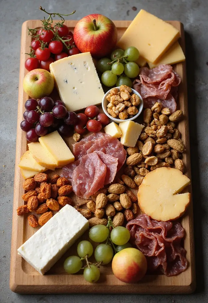 28 Wedding Shower Fruit Tray Ideas That Look Beautiful - 6. Charcuterie Meets Fruit