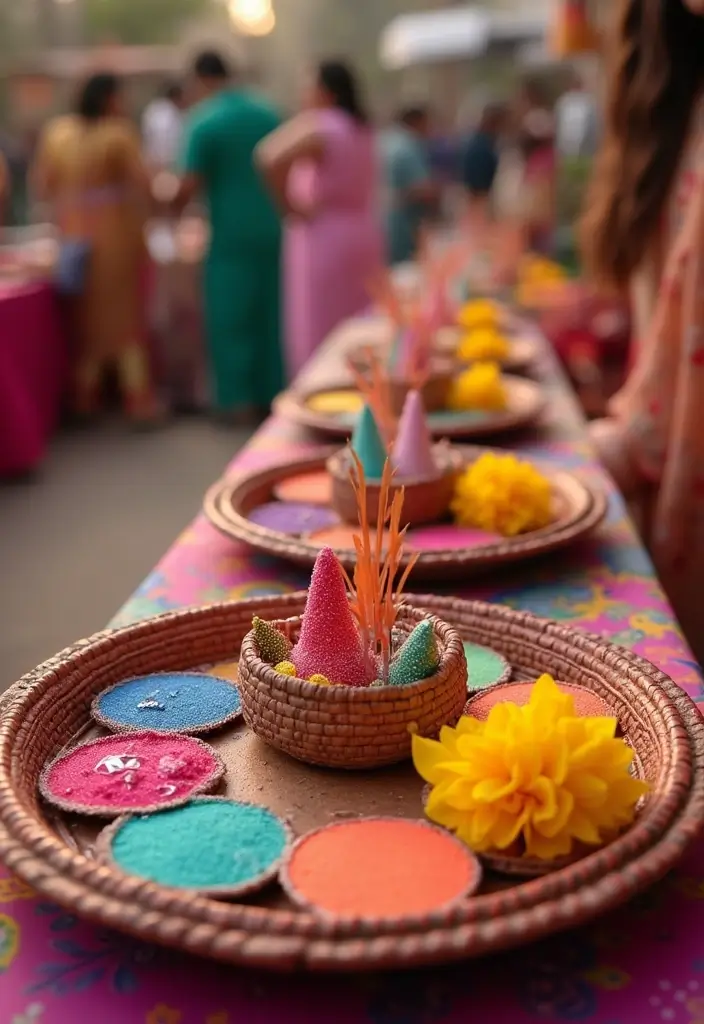 29 Mehndi Platter Ideas That Look Beautiful In Pictures - 15. DIY Kits: Personalized Platter Sets