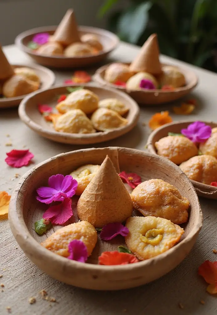 29 Mehndi Platter Ideas That Look Beautiful In Pictures - 5. Eco-Chic: Bamboo Platters