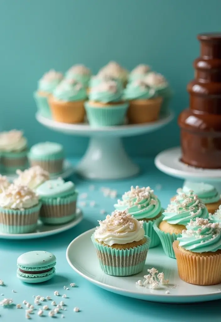 29 Tiffany And Company Party Ideas With Elegant Blue Touches - 5. Tiffany Blue Dessert Table