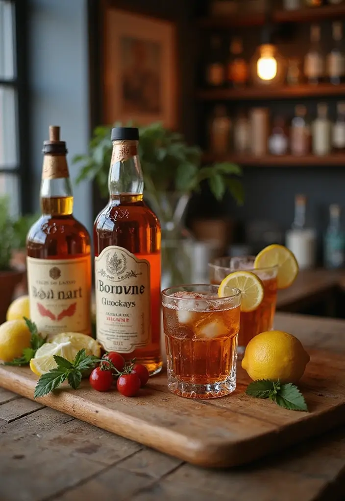 29 Vintage Bridal Shower Ideas With Retro Charm - 17. Custom Vintage Drink Labels