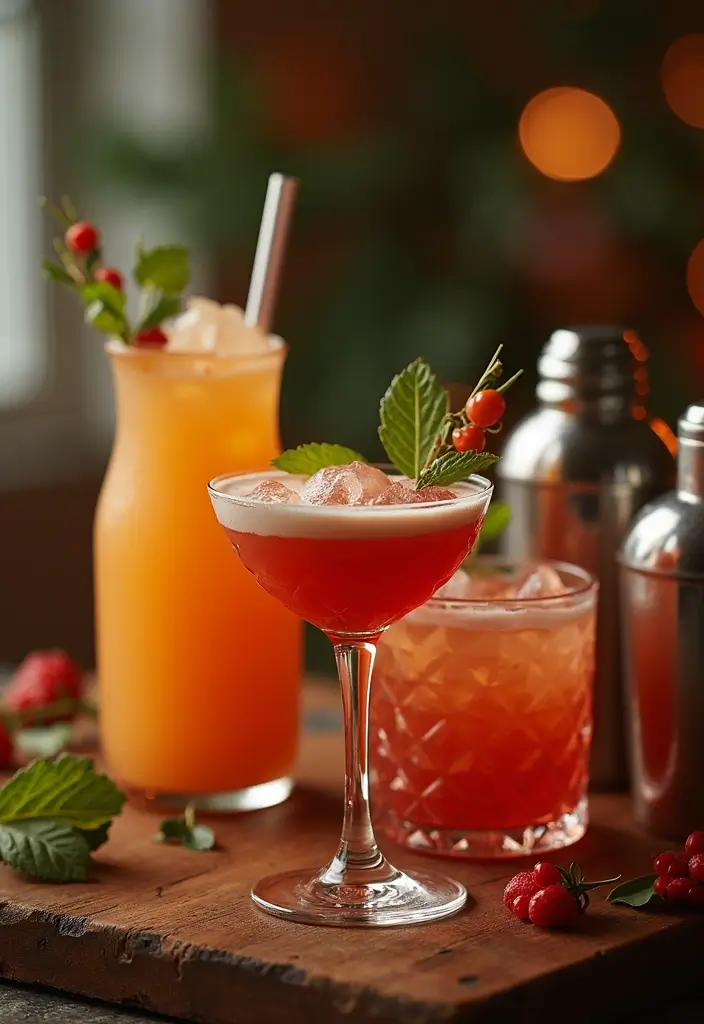 29 Vintage Bridal Shower Ideas With Retro Charm - 25. Themed Cocktail Hour