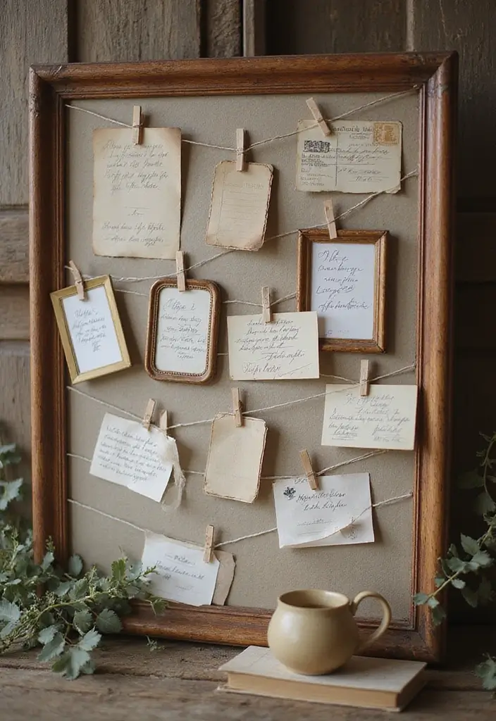 29 Vintage Bridal Shower Ideas With Retro Charm - 3. Antique Inspiration Boards