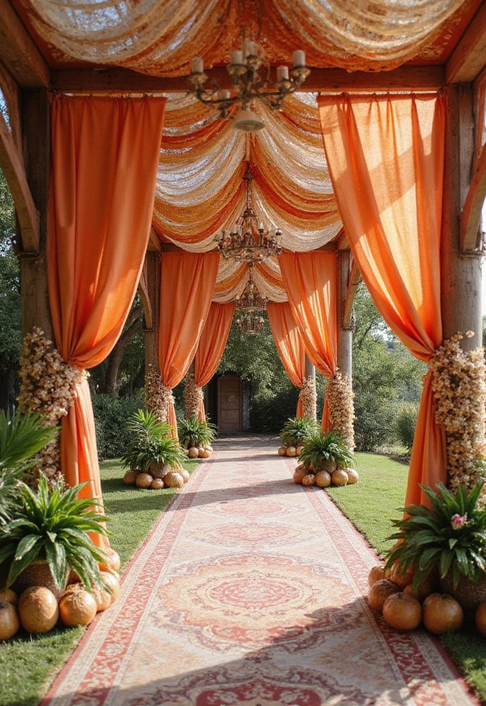 29 Wedding Drapery Ideas That Transform Any Venue - 9. Layered Textures for Depth