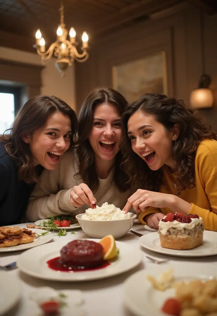 29 Wedding Photo Ideas: Funny And Candid Moments - 21. The Funny Food Encounter