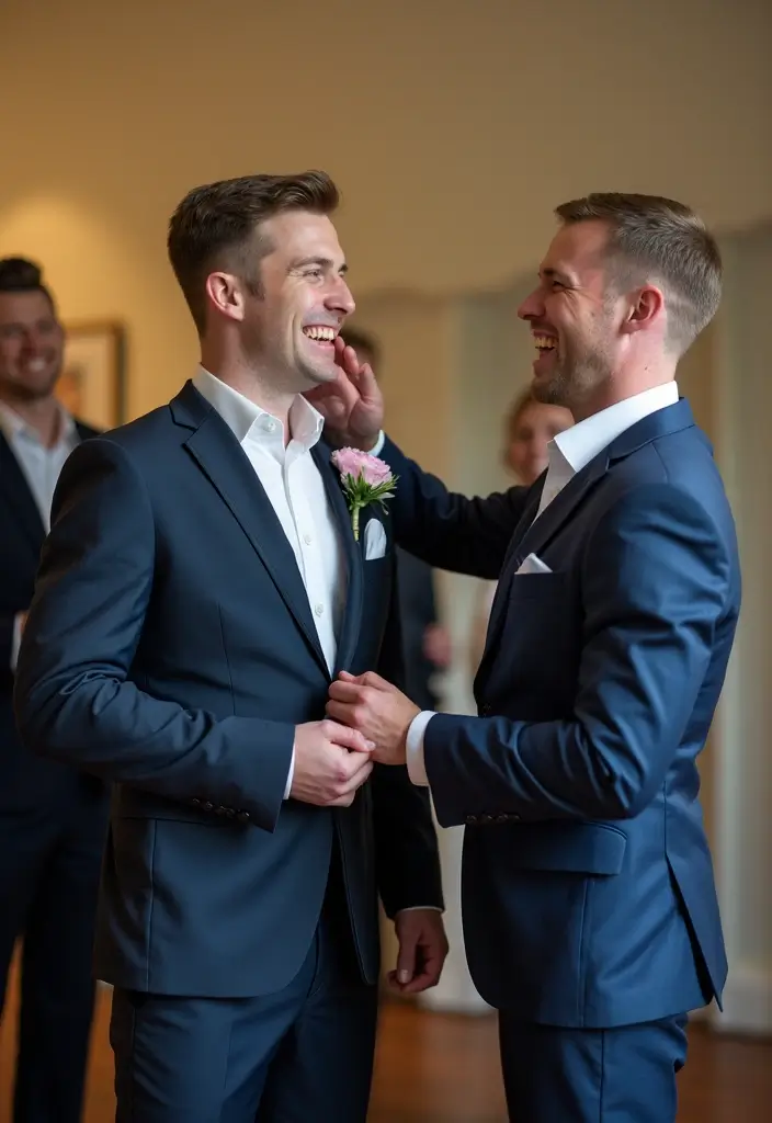 29 Wedding Photo Ideas: Funny And Candid Moments - 6. The Prankster Groomsmen