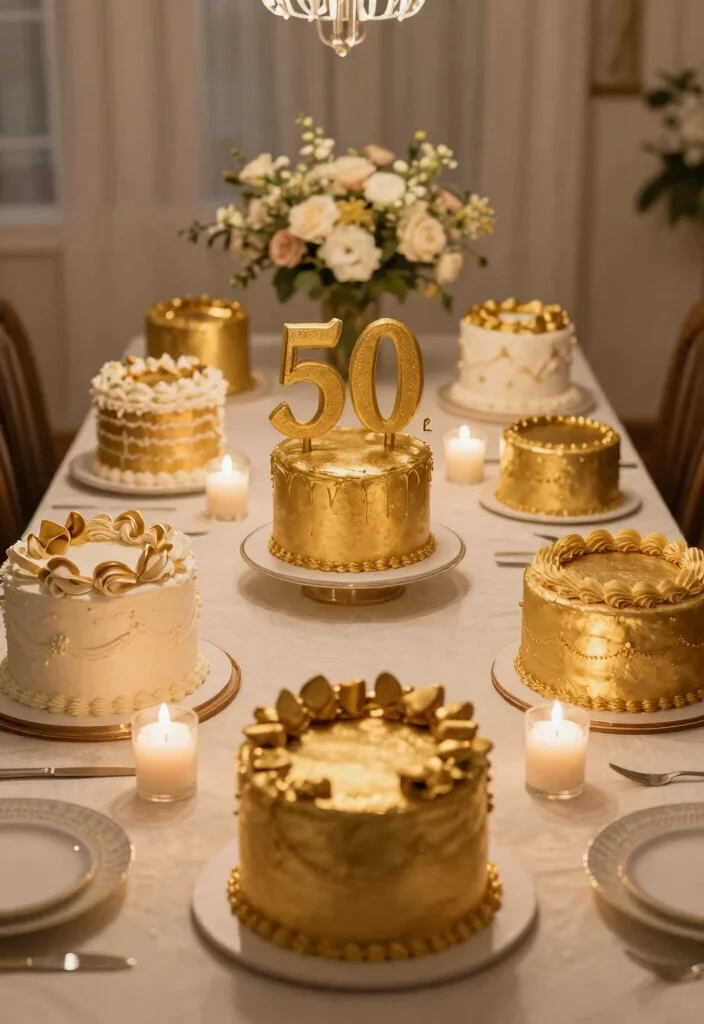 17 50th Anniversary Cake Ideas That Shine With Gold - Conclusion 1