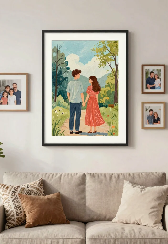 17 50th Wedding Anniversary Ideas That Celebrate a Lifetime Together - 10. Commission a Piece of Art 1