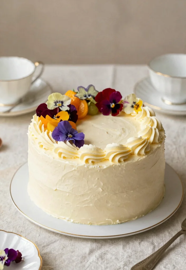 17 Anniversary Cakes Ideas Couple Edition That Melt Hearts - 10. Classic Vanilla Cake with a Twist 1