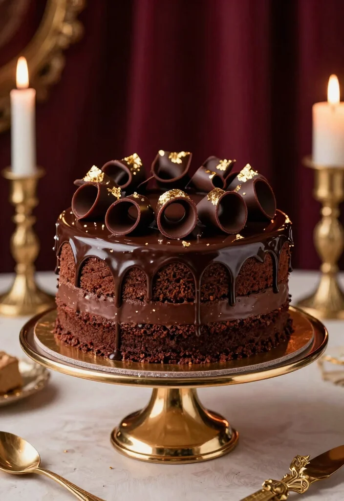 17 Anniversary Cakes Ideas Couple Edition That Melt Hearts - 3. Chocolate Indulgence Layer Cake 1