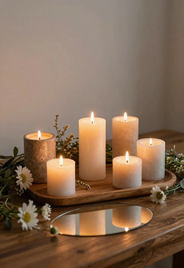 17 Anniversary Room Decoration Ideas That Feel Romantic - 1. Candlelit Ambiance 1