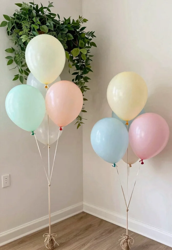 17 Anniversary Room Decoration Ideas That Feel Romantic - 10. Eco-Friendly Balloons 1