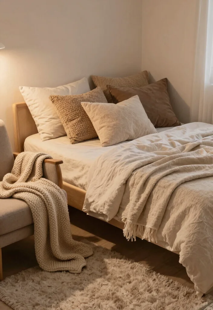 17 Anniversary Room Decoration Ideas That Feel Romantic - 3. Cozy Textiles 1