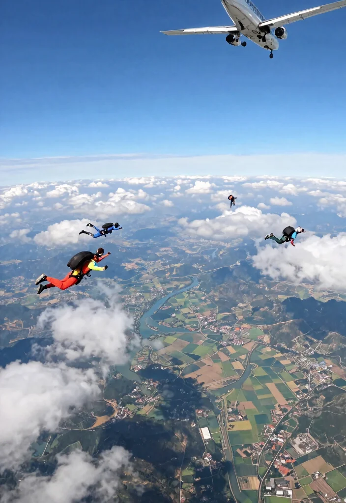 17 Bachelor Party Ideas That Are Fun and Memorable - 1. Adventure Awaits: Skydiving 1