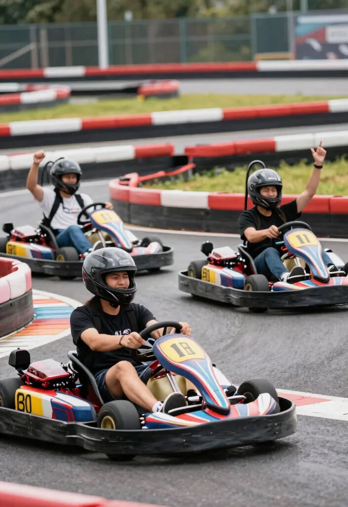 17 Bachelor Party Ideas That Are Fun and Memorable - 16. Go-Kart Racing 1