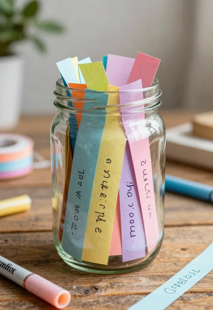 17 DIY and Budget-Friendly Anniversary Ideas to Celebrate Your Love - 1. Personalized Memory Jar 1