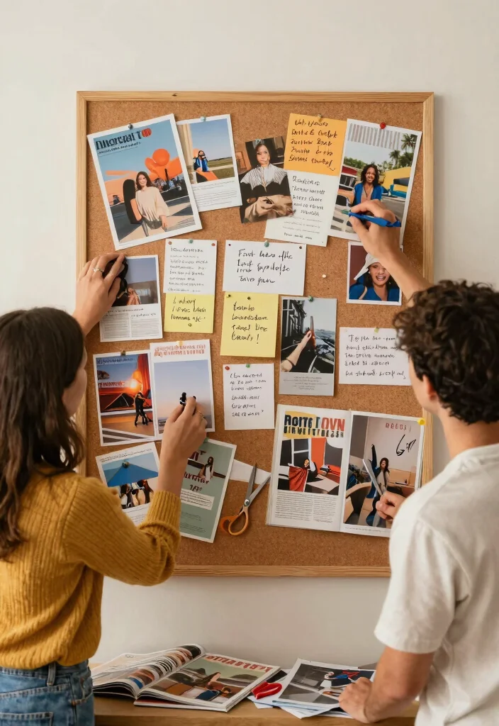17 DIY and Budget-Friendly Anniversary Ideas to Celebrate Your Love - 10. Create A Vision Board Together 1