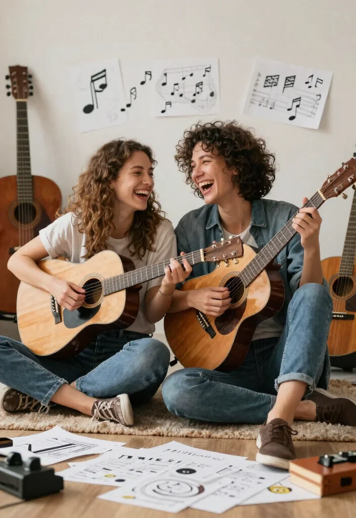 17 DIY and Budget-Friendly Anniversary Ideas to Celebrate Your Love - 16. Write and Perform a Song Together 1