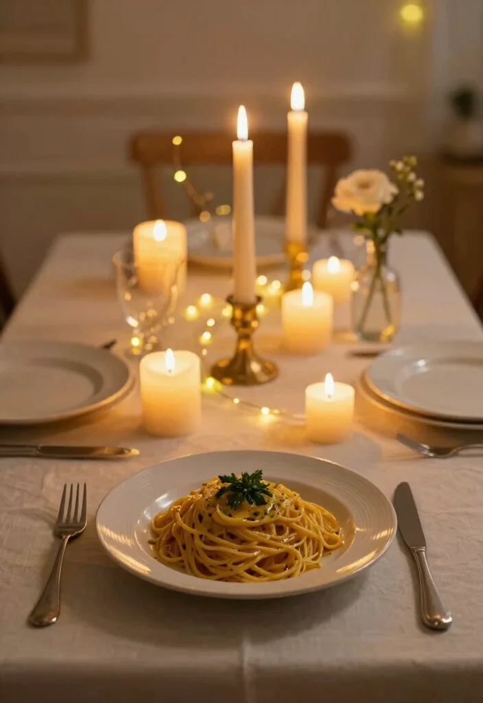 17 DIY and Budget-Friendly Anniversary Ideas to Celebrate Your Love - 3. Candlelight Dinner at Home 1