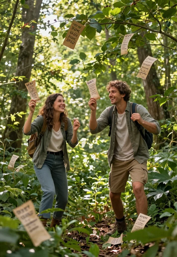 17 DIY and Budget-Friendly Anniversary Ideas to Celebrate Your Love - 4. Nature-Inspired Treasure Hunt 1