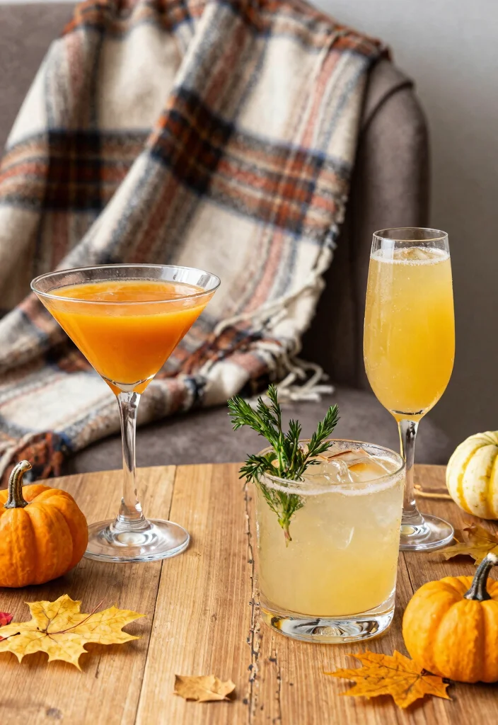 17 Fall Bridal Shower Ideas That Embrace Autumn - 3. Fall-Inspired Cocktails 1