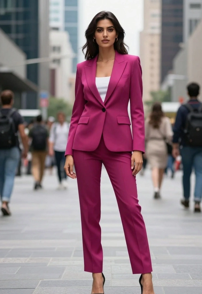 17 Grad Photo Outfit Ideas To Look Your Best - 12. Chic Suit 1