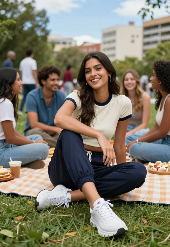 17 Grad Photo Outfit Ideas To Look Your Best - 5. Sporty Chic 1