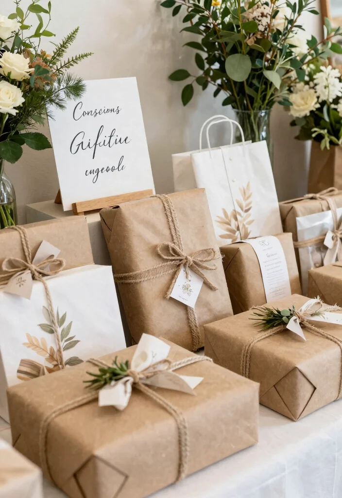 17 Green Bridal Shower Ideas That Feel Natural - 17. Conscious Gifting 1
