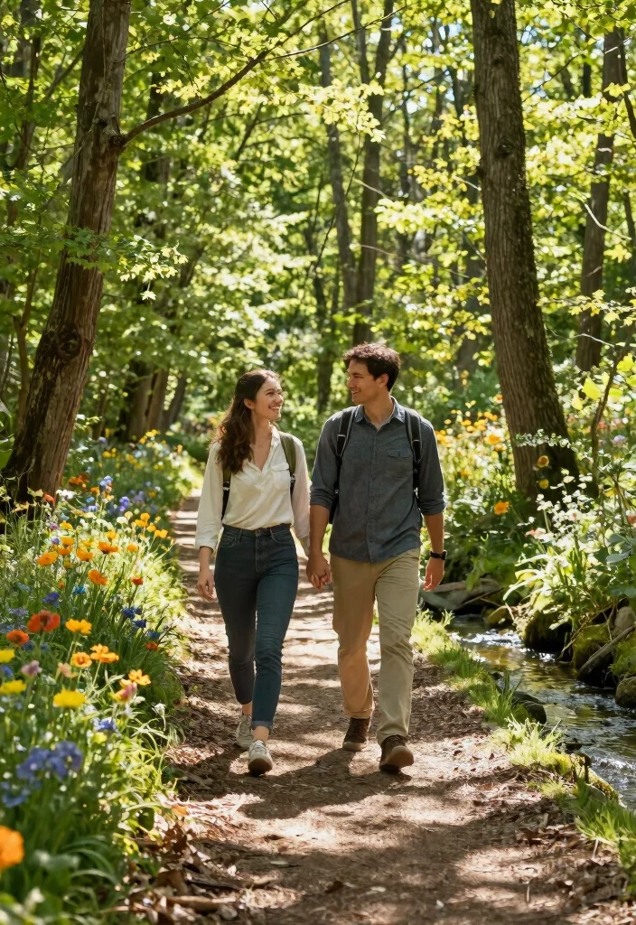 17 One Year Anniversary Ideas That Feel Heartfelt - 4. Go on a Nature Hike 1