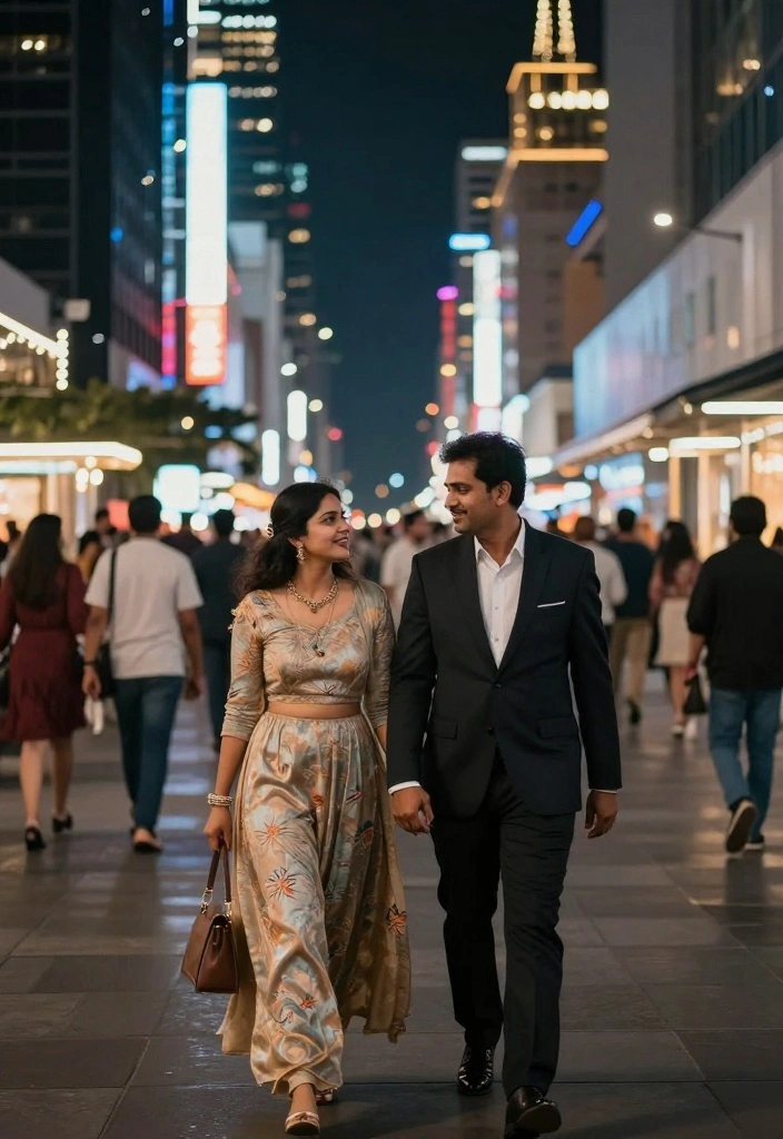 17 Prenup Photoshoot Ideas Philippines Style That Inspire - 12. City Lights and Night Vibes 1