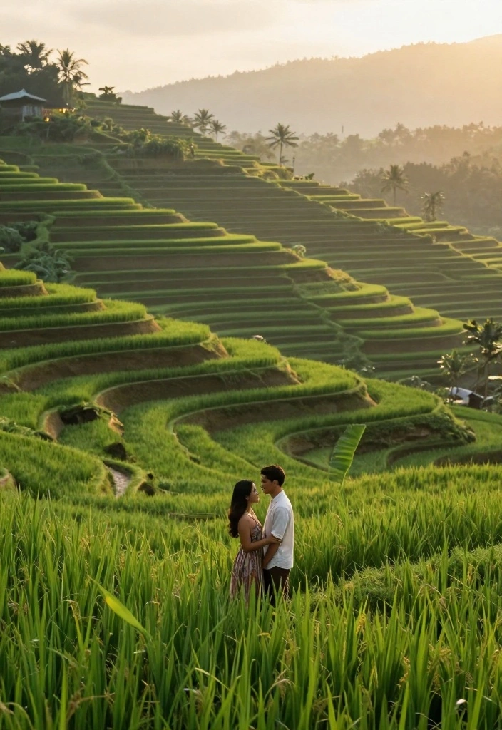 17 Prenup Photoshoot Ideas Philippines Style That Inspire - 2. Enchanted Rice Fields 1
