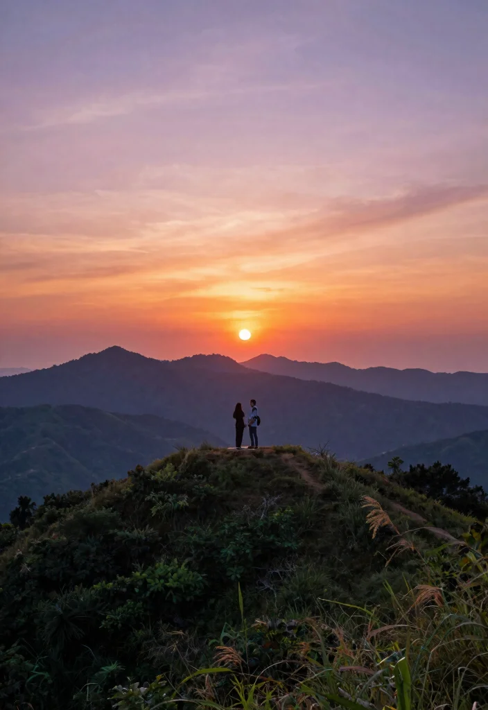 17 Prenup Photoshoot Ideas Philippines Style That Inspire - 5. Sunset Over Mountains 1