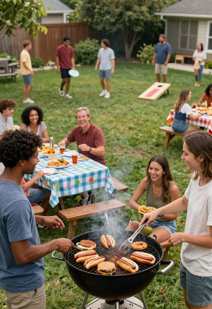 17 Proposal Party Ideas That Feel Intimate And Joyful - 10. Backyard Barbecue Bash 1