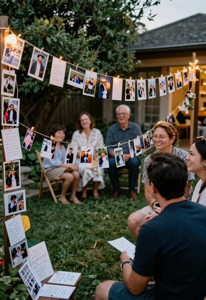 17 Proposal Party Ideas That Feel Intimate And Joyful - 14. Memory Lane Celebration 1