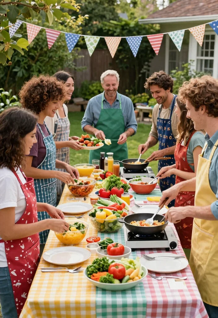 17 Proposal Party Ideas That Feel Intimate And Joyful - 6. Interactive Cooking Party 1