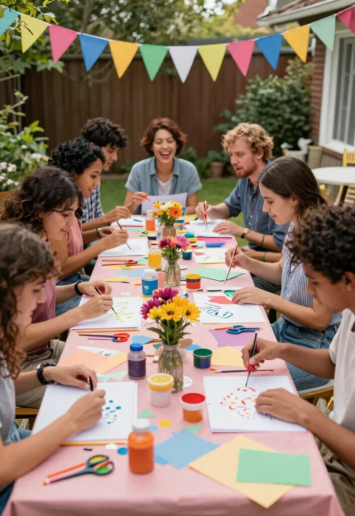 17 Proposal Party Ideas That Feel Intimate And Joyful - 7. DIY Craft Party 1