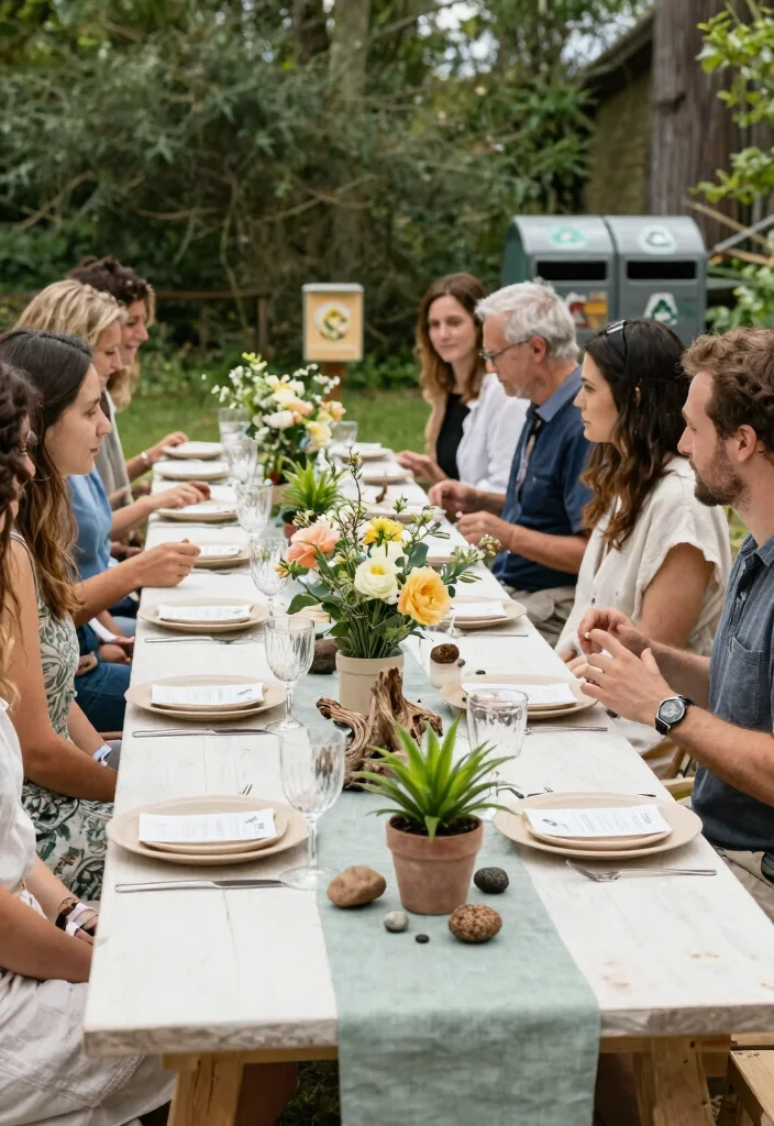 17 Spring Bridal Shower Ideas That Feel Fresh and Floral - 12. Eco-Friendly Spring Shower 1