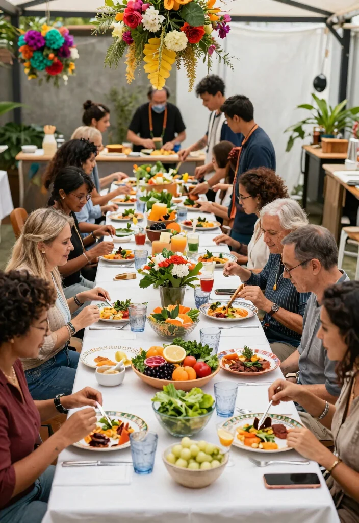 17 Spring Bridal Shower Ideas That Feel Fresh and Floral - 15. Interactive Food Stations 1