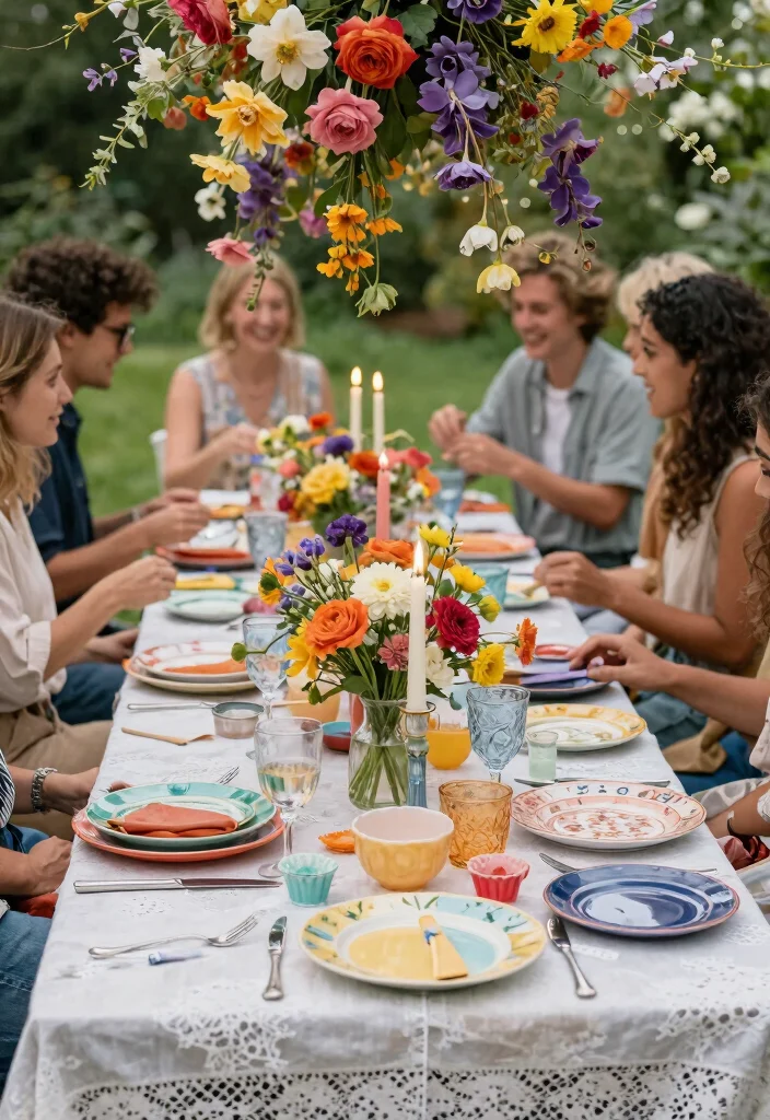 17 Spring Bridal Shower Ideas That Feel Fresh and Floral - 8. Whimsical Tablescapes 1