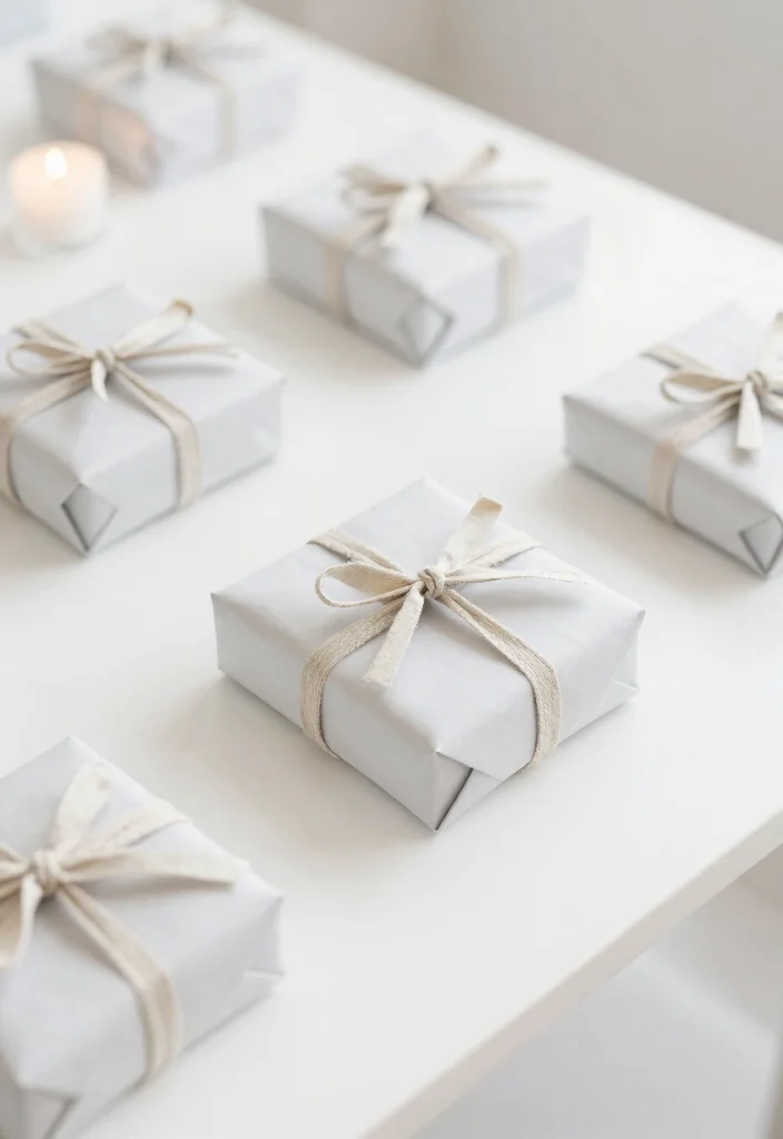 17 Wedding Gift Table Ideas That Look Polished - 4. Minimalist Style with a Touch of Class 1