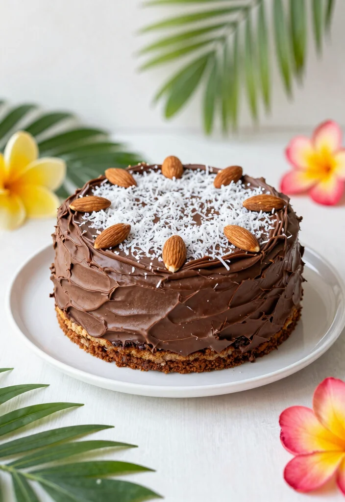 17 Welcome Home Cake Ideas That Warm Hearts - 14. Almond Joy Cake 1