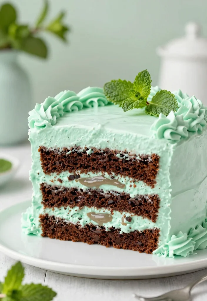 17 Welcome Home Cake Ideas That Warm Hearts - 17. Chocolate Mint Cake 1