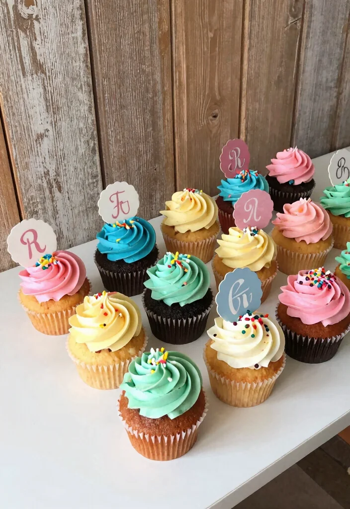 17 Welcome Home Cake Ideas That Warm Hearts - 4. Personal Touch with Customized Cupcakes 1