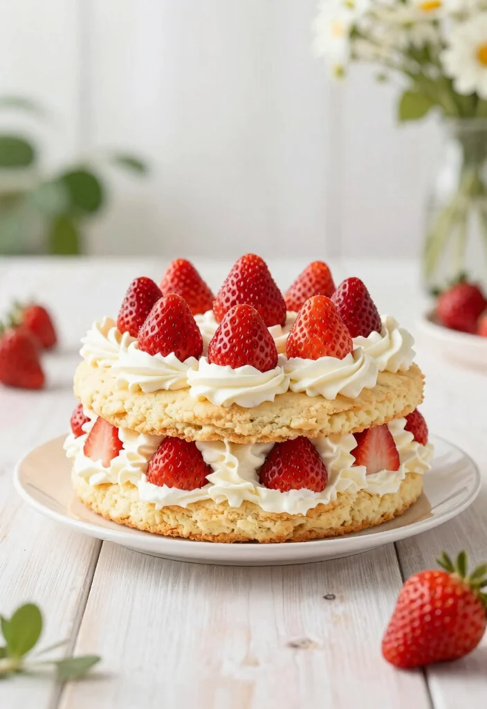 17 Welcome Home Cake Ideas That Warm Hearts - 6. Strawberry Shortcake Bliss 1