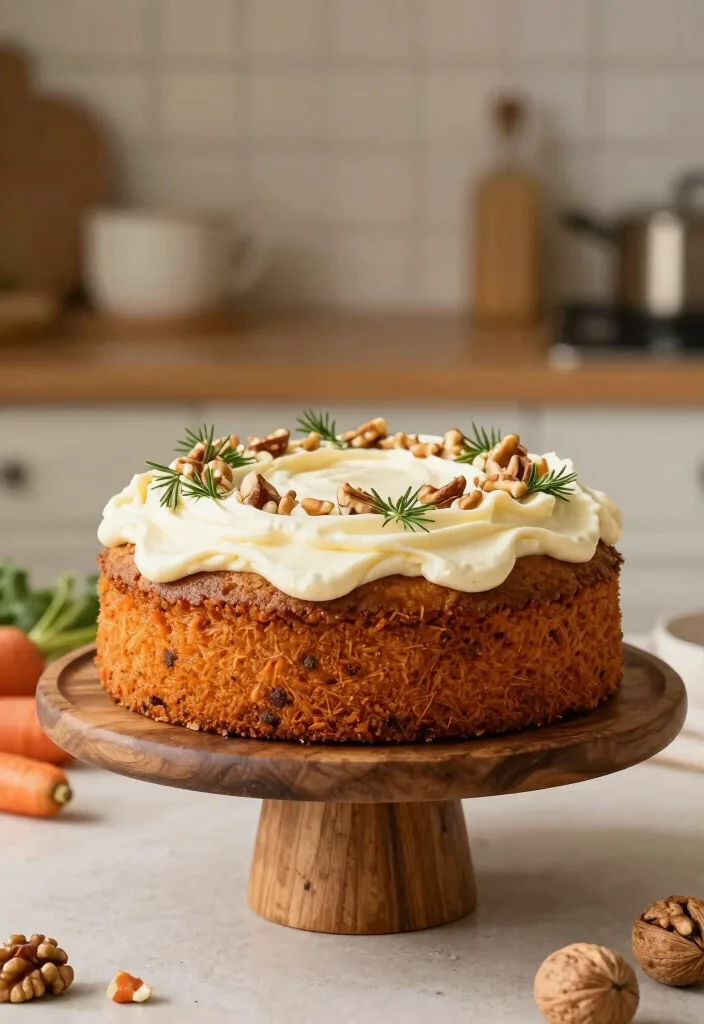 17 Welcome Home Cake Ideas That Warm Hearts - 9. Carrot Cake with Cream Cheese Frosting 1