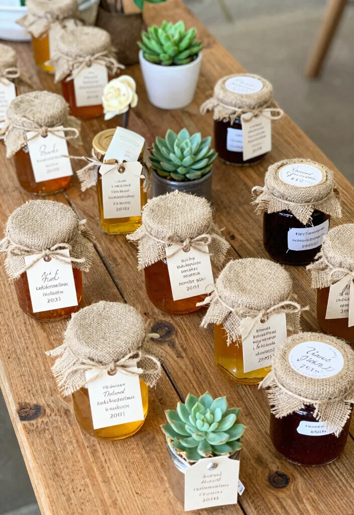 17 Western Wedding Ideas That Blend Country and Elegance - 9. Personalized Favors 1