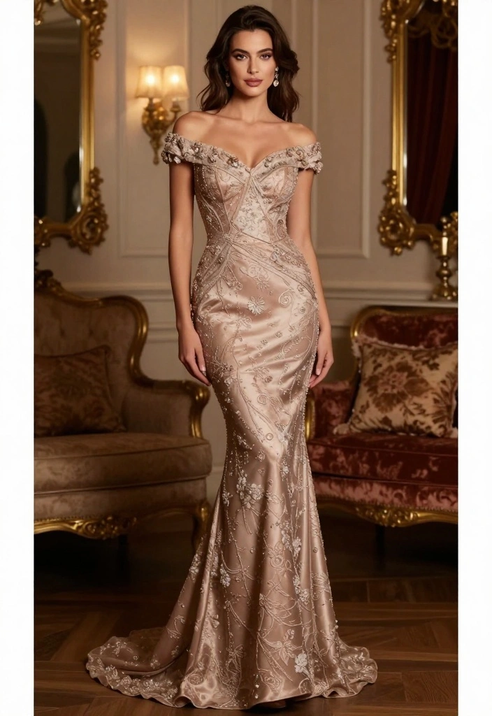 18 Anniversary Dress Ideas That Feel Elegant And Timeless - 10. The Vintage-Inspired Mermaid Dress 1